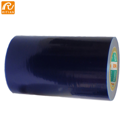 Harga Pabrik PE Protective Film Blue Adhesive Anti Gores Wrapping Tape Untuk Packing Metal