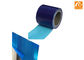 Lembaran Warna Biru Logam Pelindung Film 50 Micron Tebal Dengan Bahan Polyethylene