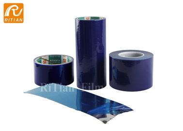 Tanpa Lem Lem Pelindung Film Plastik Bungkus Perekat Medium 30-100 Mic Warna Biru