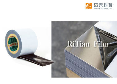 Soft Hardness PE Pelindung Film 30-100 Mic Untuk Plat Aluminium / Papan Plastik