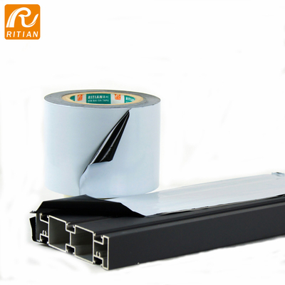 Harga yang bagus Self Adhesive Aluminium Protective Film Logo Dicetak Buram Ketebalan 0,06mm on line