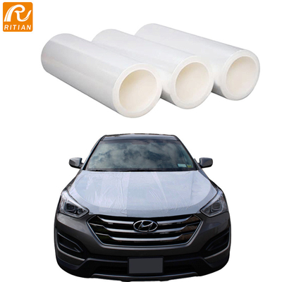Harga yang bagus Pe Mobil Vinyl Anti Gores Film Pelindung Putih Untuk Aksesori Interior Laut on line