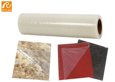 Harga yang bagus Film Perekat Diri Granit / Keramik / Marmer Tanpa Residu Bahan PE Kiri on line