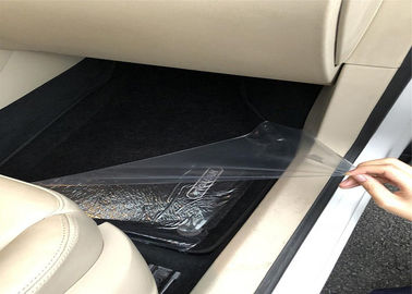 Harga yang bagus Polyethylene Protective Film / Solvent Adhesive Clear Carpet Protector Film Untuk Mobil on line