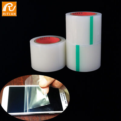 Harga yang bagus 30 Micron Ketebalan PE Pelindung Film dengan enam bulan dan bebas residu Penghapusan untuk perlindungan permukaan on line