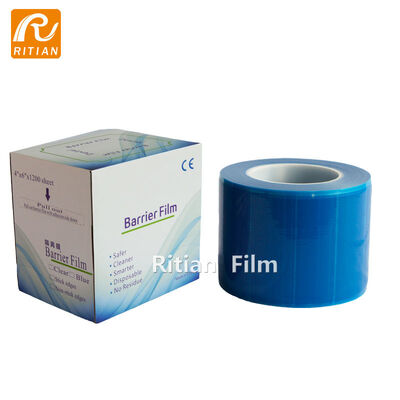 Harga yang bagus Film pelindung core PE tahan lama dengan kekuatan perekat yang tinggi dan penghapusan bebas residu untuk peralatan medis on line