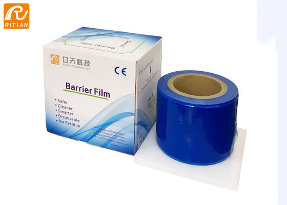 Harga yang bagus PE Bahan Dental Barrier Film Roll 4x6 Inch Edge Non Ketebalan 30-50 Mic on line