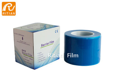 Harga yang bagus PE Dental Barrier Film Disetujui Sekali Pakai Kotak Biru Transaprent RoHs Persetujuan on line