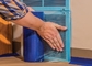 Blue Clear PE Film Anti Gores Tahan Panas Pintu Jendela Kaca Film Pelindung Logam