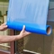 Blue Clear Transparent PE Anti Scrtach Surface Protection Film Untuk Jendela Dan Dinding Tirai Kaca