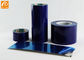 Perlindungan Permukaan PE Pelindung Film Warna Biru Ukuran Disesuaikan Dengan Inti Plastik