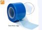 Biru PE Medis Barrier Film Roll Adhesi Akrilik 4x6 Inch Dengan Logo Disesuaikan