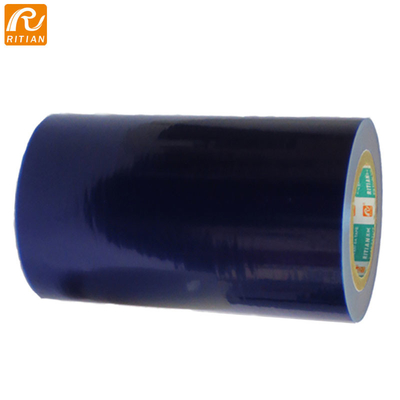 Harga yang bagus Harga Pabrik PE Protective Film Blue Adhesive Anti Gores Wrapping Tape Untuk Packing Metal on line