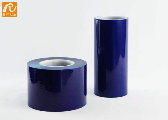 Harga yang bagus Polyethene Window Glass Protective Film Blue 50 Micron Sunblock Adhesive on line