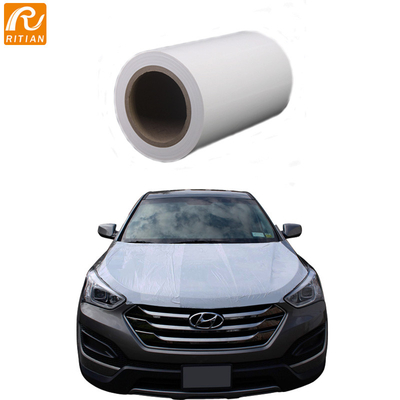 Harga yang bagus Ritian OEM Anti UV White Glossy Opaque PE Car Paint Surface Protection Film on line