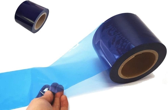 Harga yang bagus Blow Moulding Jendela Biru Film Pelindung Privasi Vinyl Wrap Film Roll Jendela Pecah Film on line