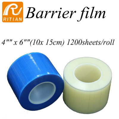 Harga yang bagus Disposable Dental Barrier Film Anti Bacterium Tape Barrier Roll 1200 Lembar on line