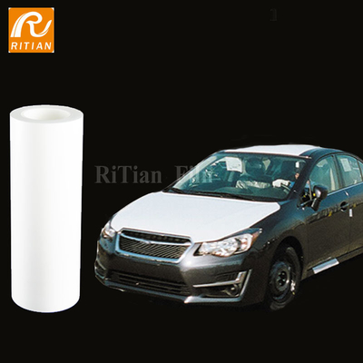 Harga yang bagus Film Pelindung Otomotif PE Fleksibel Plastik Film Pelindung Otomatis 0,07mm Untuk Transportasi Mobil on line