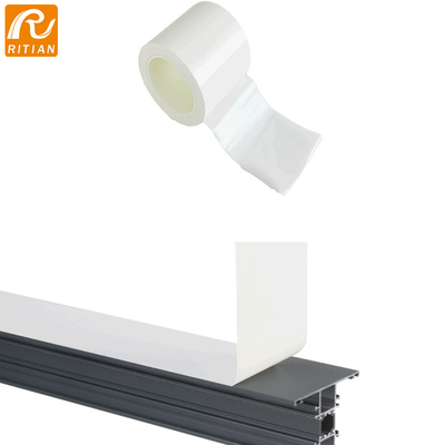 Harga yang bagus Film Pelindung Sandblasting PE 0,08mm Untuk Profil Aluminium Windows Dengan Cetak on line