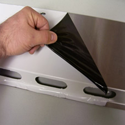 Harga yang bagus Film Pelindung Aluminium Manufaktur OEM Hitam & Putih Film Pelindung Panel Aluminium Disesuaikan on line
