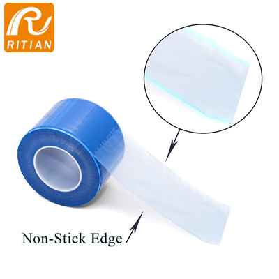 Harga yang bagus Kualitas Tinggi PE Blue Dental Barrier Film Anti-Infeksi Silang Untuk Kecantikan Tato on line