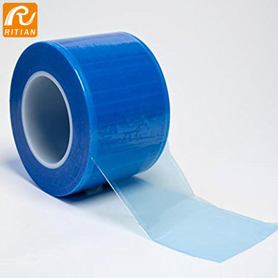 Harga yang bagus Film Pelindung Plastik PE Blue Medical Dental Barrier Film Dengan Kotak Dispenser Untuk Kecantikan Tato Kesehatan Mulut on line