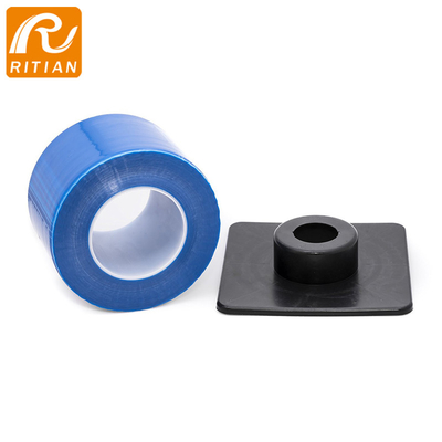 Harga yang bagus Roll Film Penghalang Gigi Dinamis Dengan Kotak Dispenser Perekat Film Penghalang Biru Untuk Gigi, Medis & Tato on line