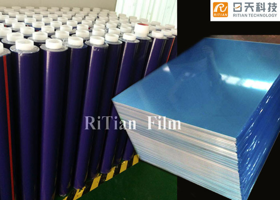 Harga yang bagus Film Pelindung Permukaan Adhesi Biru Untuk Film Pelindung Lembaran Logam Anti Gores Stainless Steel on line