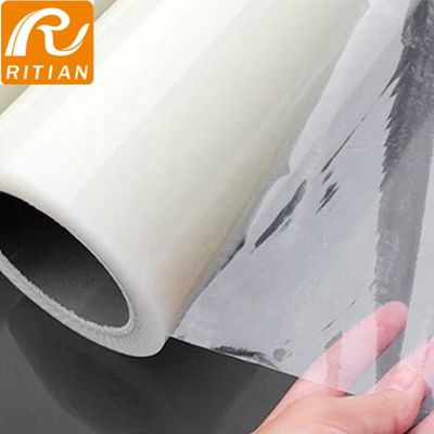 Harga yang bagus Film Pelindung PE Tahan Sinar UV Kekuatan Tarik Tinggi dengan Pelepasan Bebas Residu untuk Perlindungan Permukaan Industri on line
