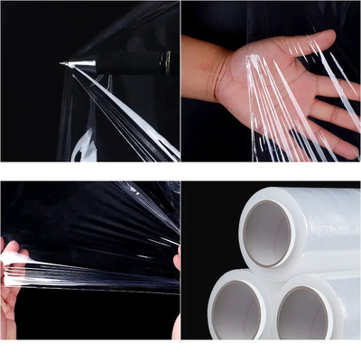 Harga yang bagus Roll Wrapping PE Stretch Film Dekorasi Kemasan Film Transparan Mic Packing PE Disesuaikan Multi Fungsional Fleksibel on line