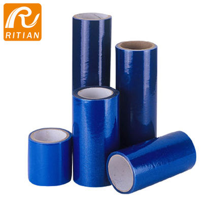 Harga yang bagus Film Pelindung PE Lebar 1240mm Ketebalan 50 Mikron Panjang 200m Film Pelindung Permukaan untuk Jendela dan Kaca on line