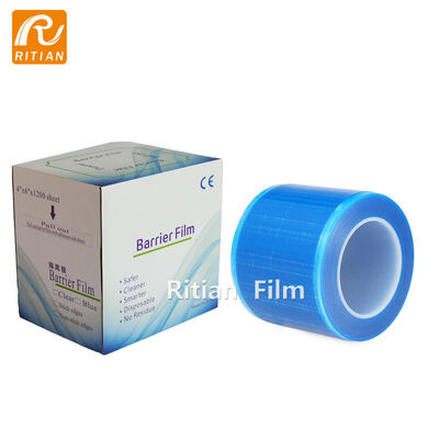 Harga yang bagus Film pelindung PE biru transparan dengan adhesi yang kuat dan penghapusan bebas residu untuk peralatan medis on line