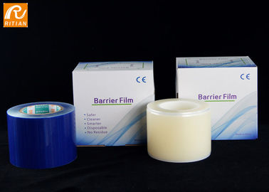 Harga yang bagus Blue Clear 4x6 Inch Medical Barrier Film 1200 Lembar Berlubang OEM Tersedia on line
