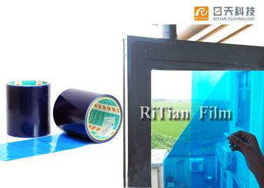 Harga yang bagus Tanpa Jendela Residu Kaca Pelindung Film / Film Pelindung Polietilen Warna Biru on line