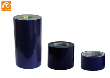 Harga yang bagus 60 Mikron Penghapusan PE Pelindung Film, Film Pelindung Biru RoHS Disetujui on line