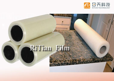 Harga yang bagus Bahan PE Film Perlindungan Keramik Dan Marmer 600mm Lebar 1-3 Warna Pencetakan on line