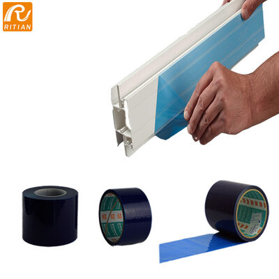Harga yang bagus Film pelindung PE tahan UV untuk aluminium tanpa penghapusan residu dalam 1240mm x 200m Ukuran on line