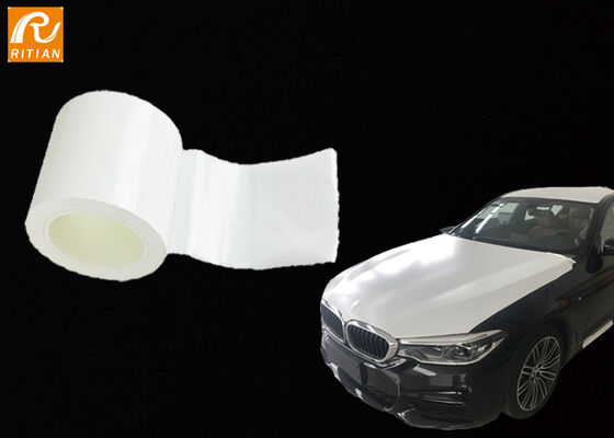 Harga yang bagus 70 Mikron Film Pelindung Otomotif yang Tahan UV tanpa residu perekat untuk Perlindungan Cat Mobil on line