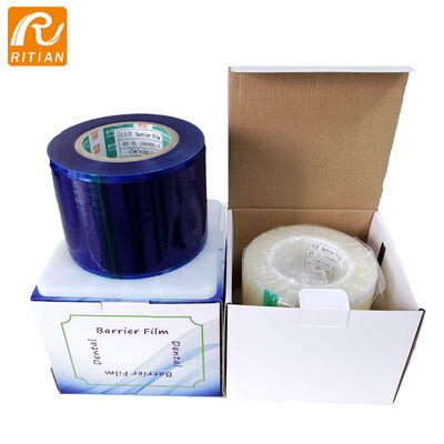 Harga yang bagus Residu-Free Removal Dental Barrier Film 4 x 6 inch 50 Micron PE Protective Film untuk aplikasi medis on line