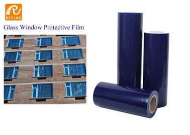 Harga yang bagus Self Adhesive Blue PE Pelindung Film Untuk Perlindungan Kaca Jendela Sementara on line