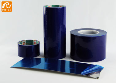 RoHS Plastik Surface Surface Roll Film PE Bahan UV Tahan 50-500M Panjang