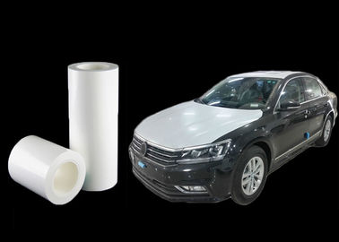 Harga yang bagus Pabrik pasokan Adhesi Medium Film Pelindung Otomotif Cat pembungkus putih 0.07mm Ketebalan on line
