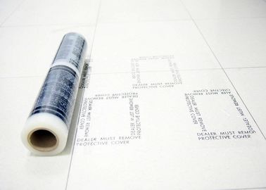 Harga yang bagus Pencetakan Logo Kustom Bahan PE Film Pelindung Karpet Untuk Perlindungan Permukaan on line