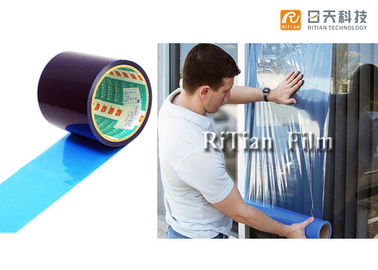 Harga yang bagus Kaca Film Self Adhesive PE Pelindung Film 50-60 Mic Tebal Kekerasan Lembut on line