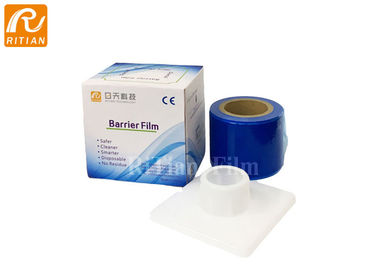 Acrylic Adhesive 50mic PE Plastic Barrier Film Untuk Klinik Gigi