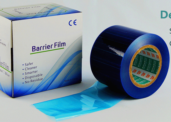 Harga yang bagus OEM Biru sekali pakai, merah muda, transparan Dental Plastic Barrier Film yang dibuat di Cina on line